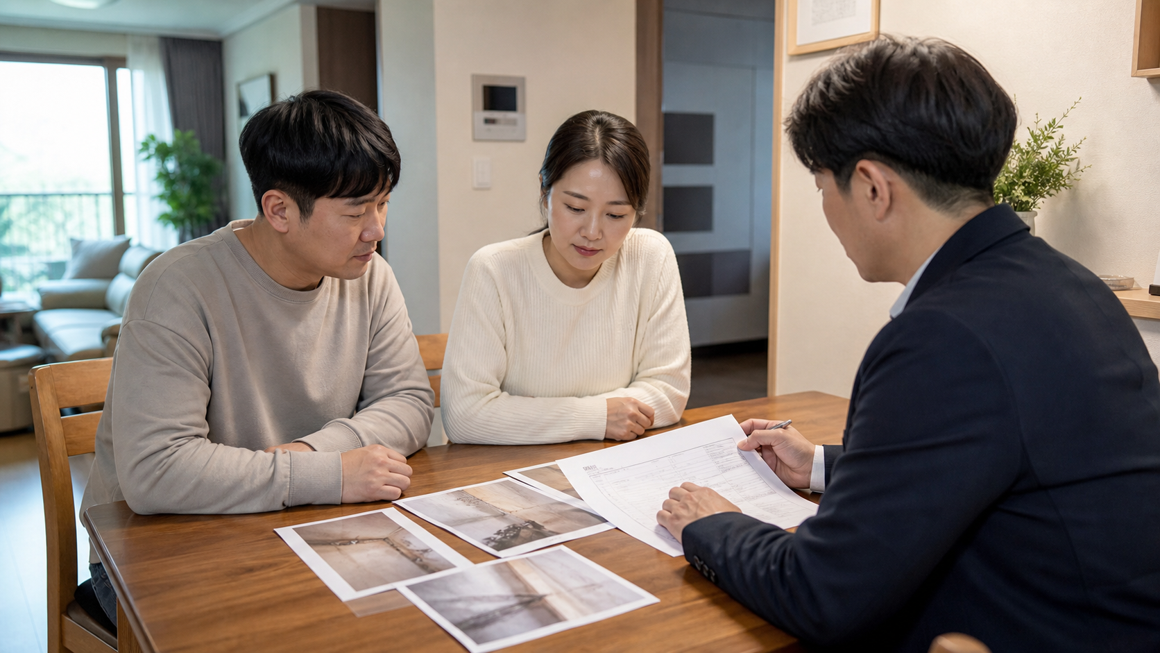 윗집 누수 보상 비용 원인 조사 현장